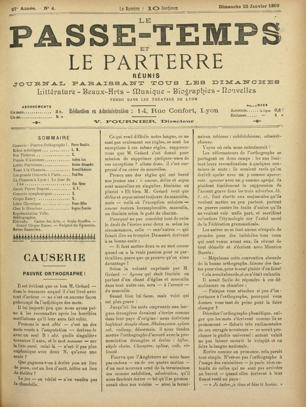 
						Affichage en mode lecture de la page
					