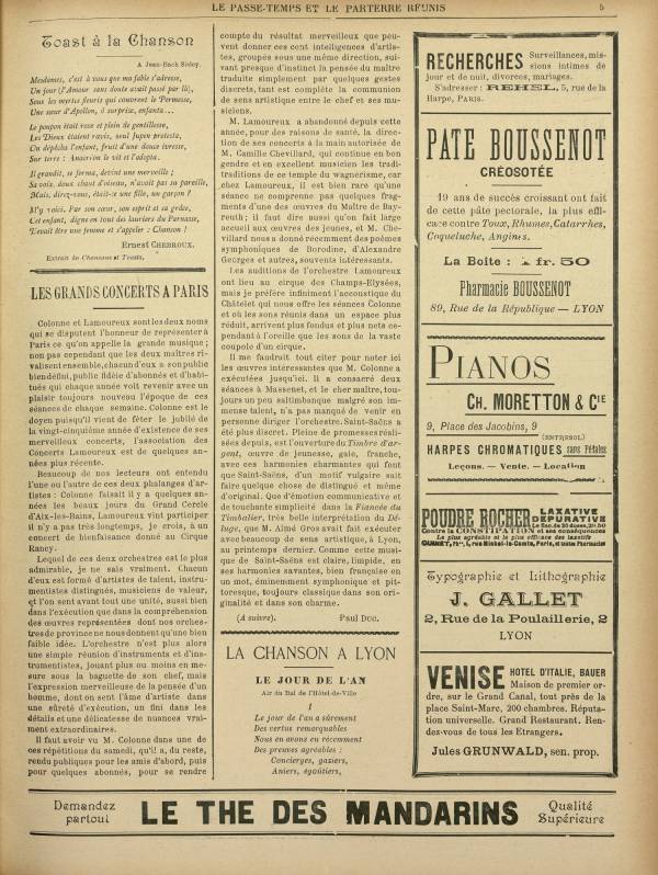 
						Affichage en mode lecture de la page
					