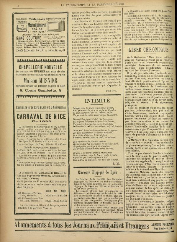 
						Affichage en mode lecture de la page
					