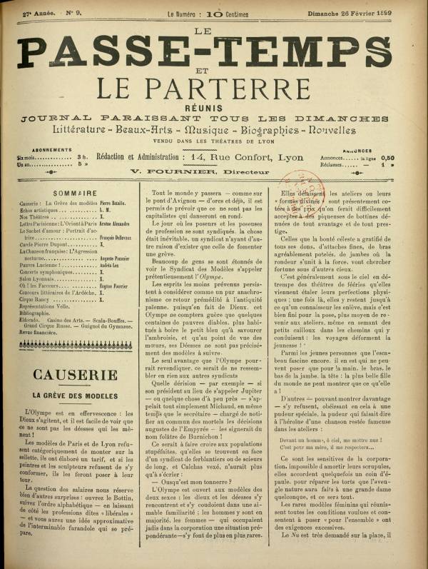 
						Affichage en mode lecture de la page
					