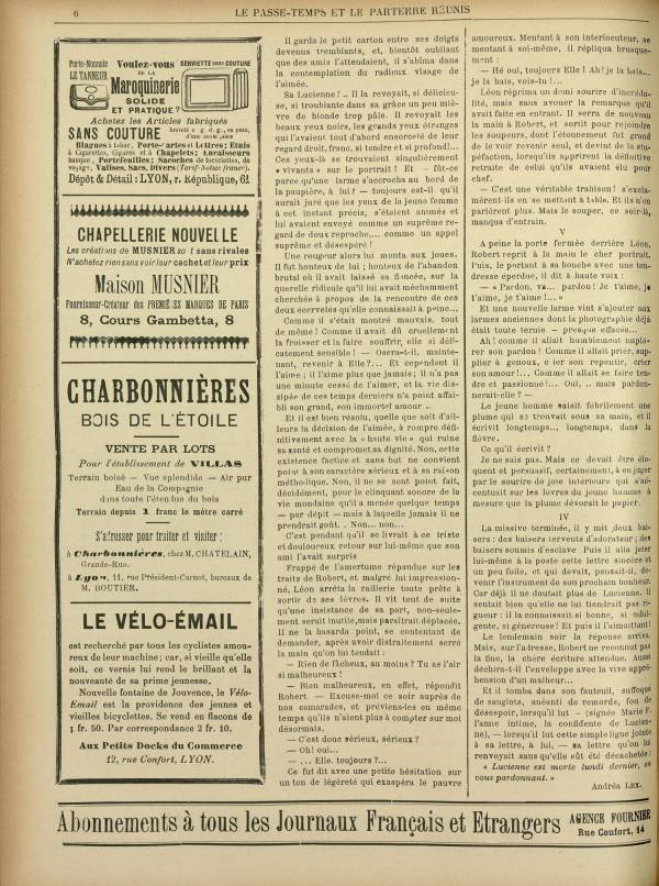 
						Affichage en mode lecture de la page
					
