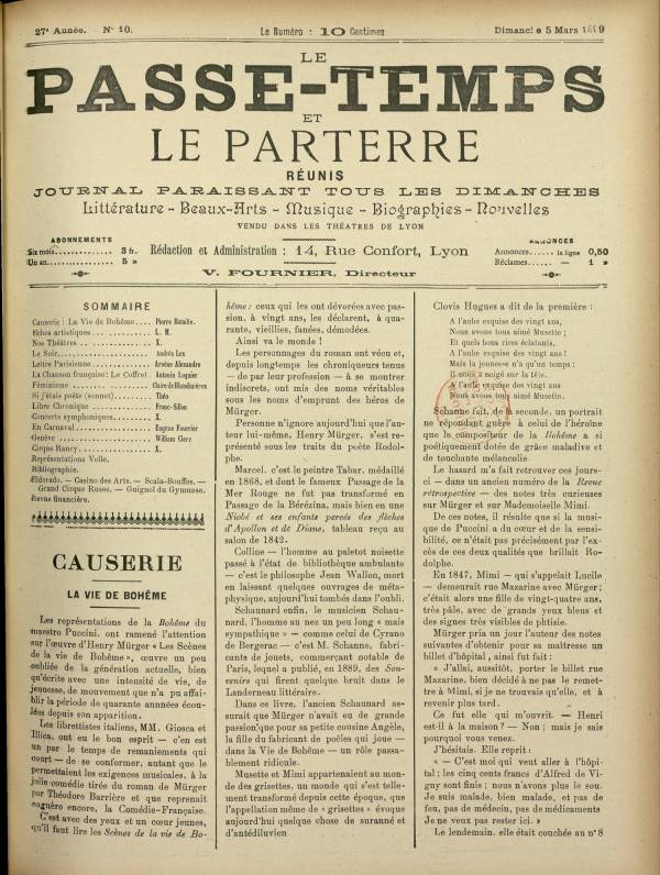 
						Affichage en mode lecture de la page
					