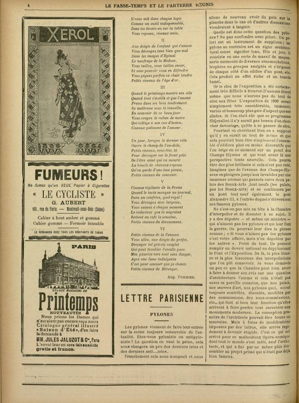 
						Affichage en mode lecture de la page
					
