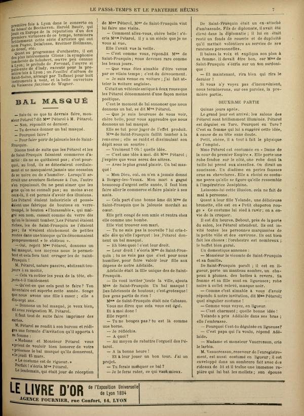 
						Affichage en mode lecture de la page
					