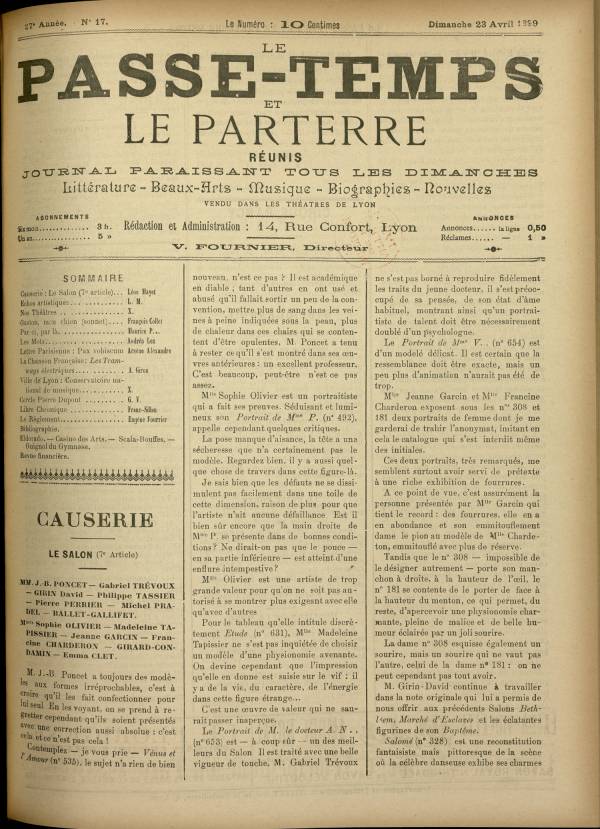 
						Affichage en mode lecture de la page
					