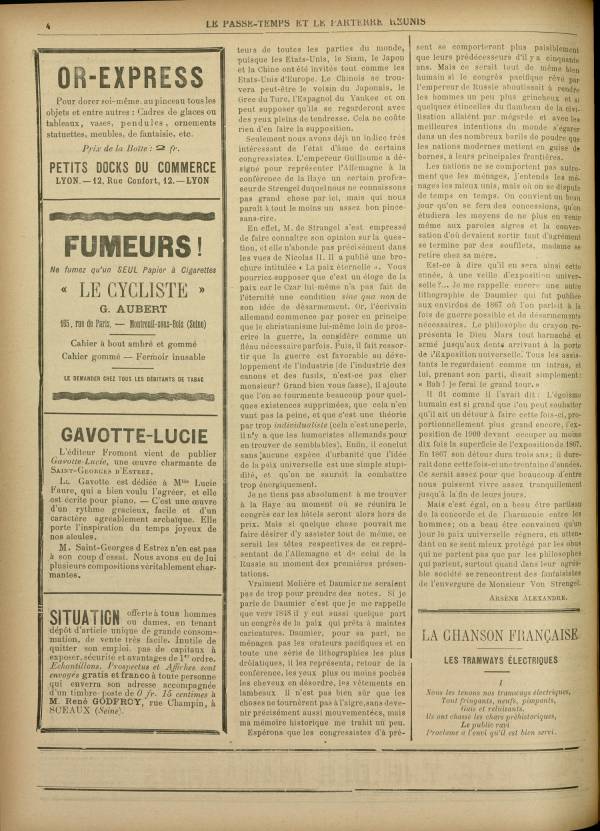 
						Affichage en mode lecture de la page
					