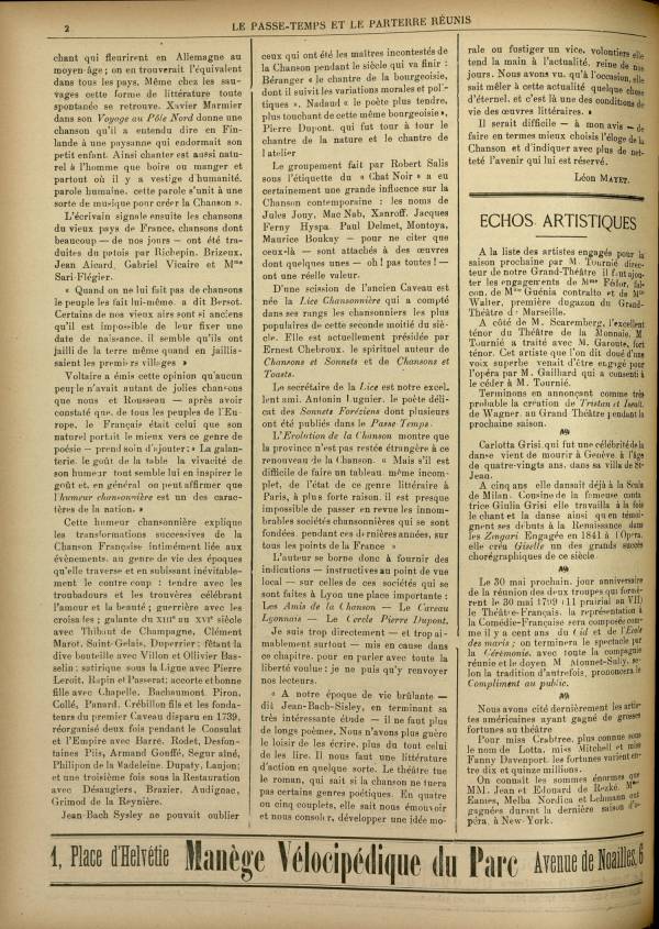 
						Affichage en mode lecture de la page
					