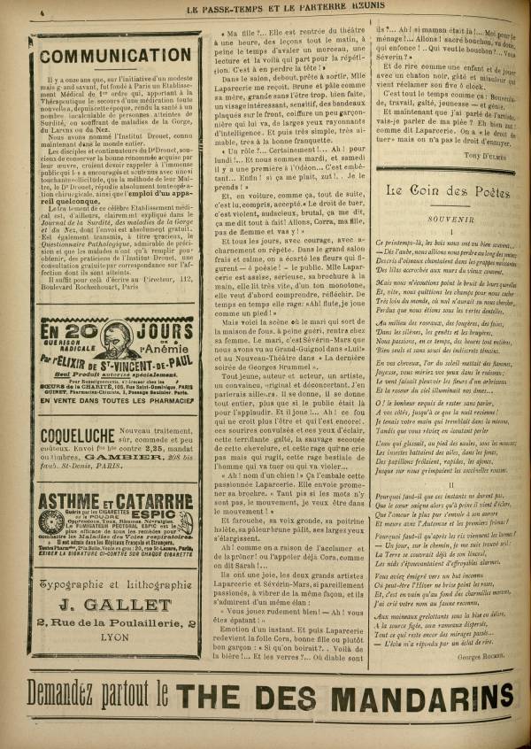 
						Affichage en mode lecture de la page
					