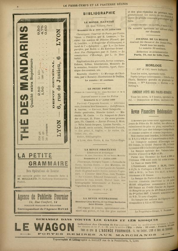 
						Affichage en mode lecture de la page
					