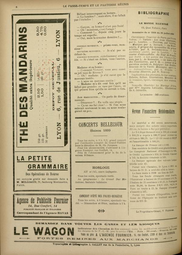 
						Affichage en mode lecture de la page
					
