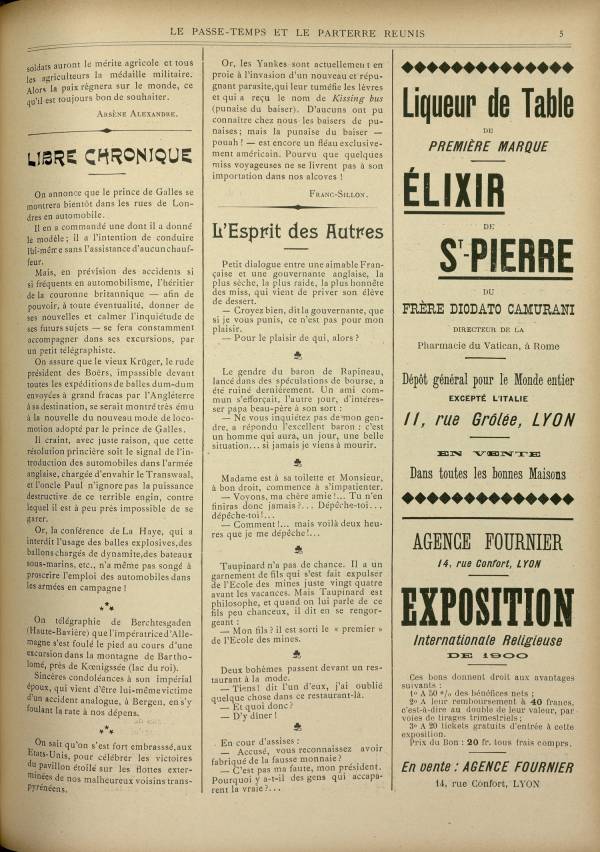
						Affichage en mode lecture de la page
					