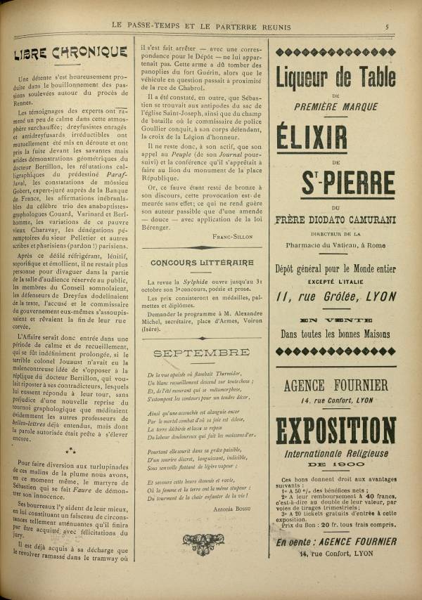 
						Affichage en mode lecture de la page
					