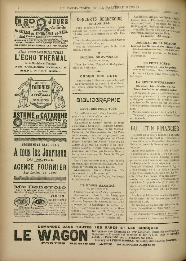 
						Affichage en mode lecture de la page
					