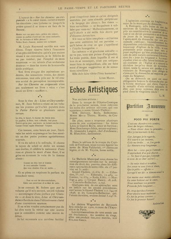 
						Affichage en mode lecture de la page
					
