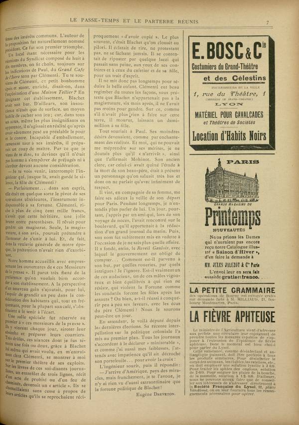 
						Affichage en mode lecture de la page
					