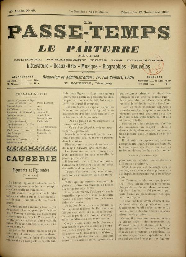 
						Affichage en mode lecture de la page
					