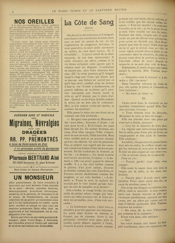 
						Affichage en mode lecture de la page
					