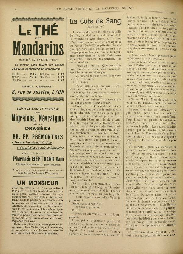 
						Affichage en mode lecture de la page
					