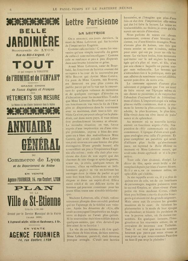 
						Affichage en mode lecture de la page
					