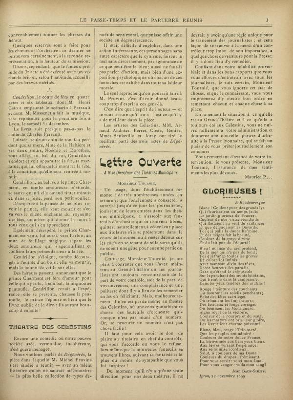 
						Affichage en mode lecture de la page
					