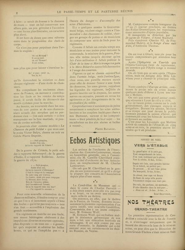 
						Affichage en mode lecture de la page
					