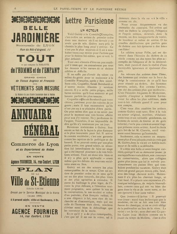 
						Affichage en mode lecture de la page
					