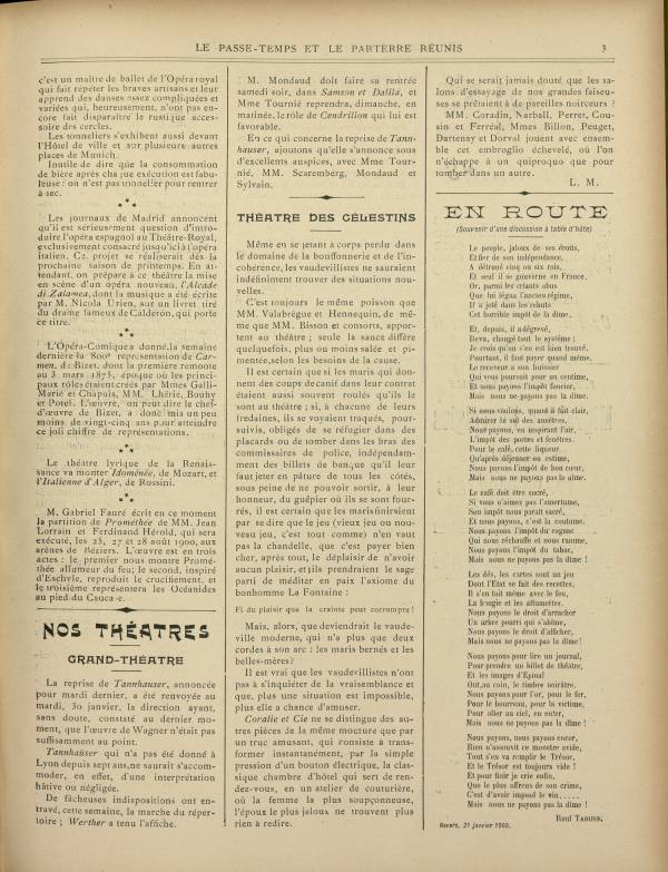 
						Affichage en mode lecture de la page
					