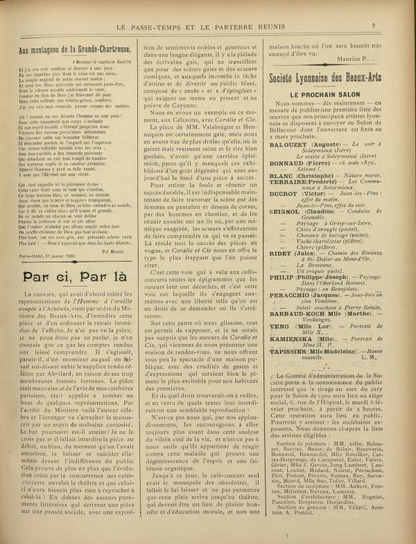 
						Affichage en mode lecture de la page
					