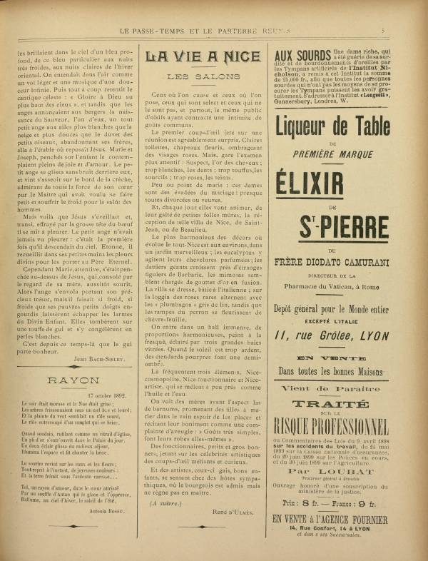 
						Affichage en mode lecture de la page
					