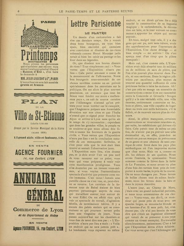 
						Affichage en mode lecture de la page
					