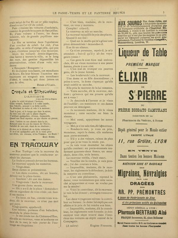 
						Affichage en mode lecture de la page
					