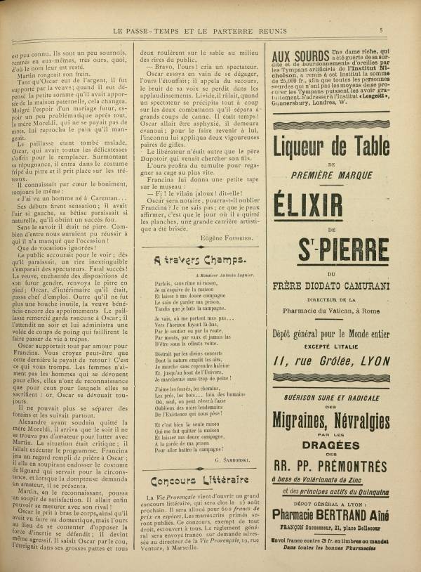 
						Affichage en mode lecture de la page
					