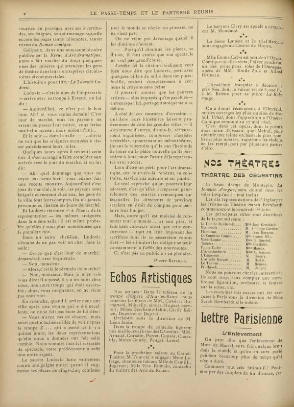 
						Affichage en mode lecture de la page
					