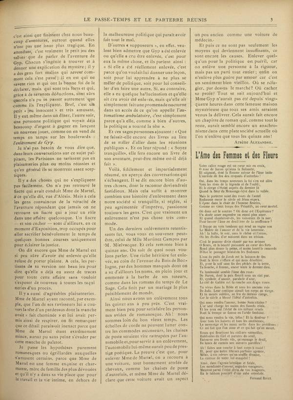 
						Affichage en mode lecture de la page
					