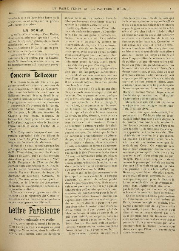 
						Affichage en mode lecture de la page
					