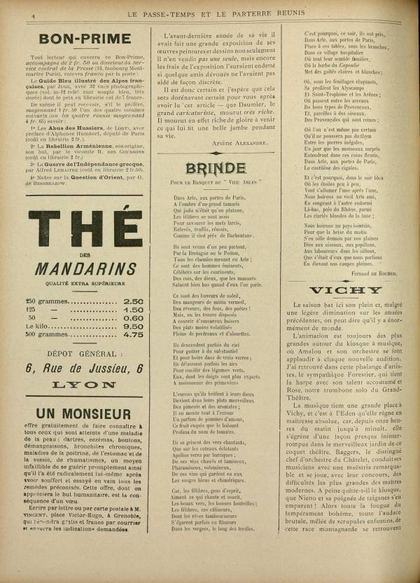 
						Affichage en mode lecture de la page
					