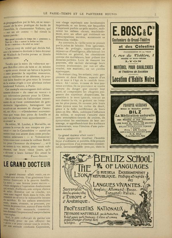 
						Affichage en mode lecture de la page
					