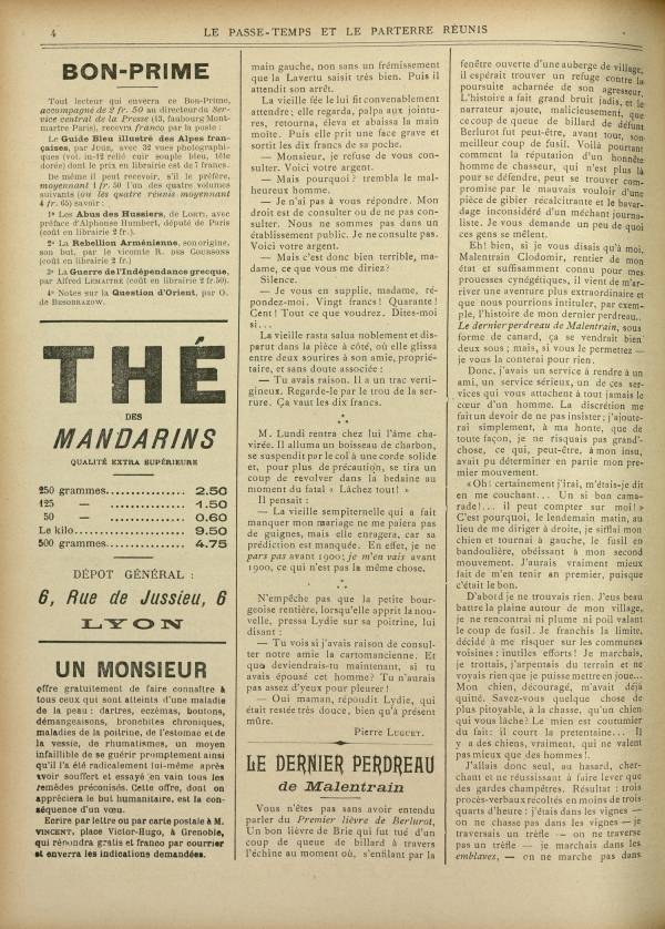 
						Affichage en mode lecture de la page
					