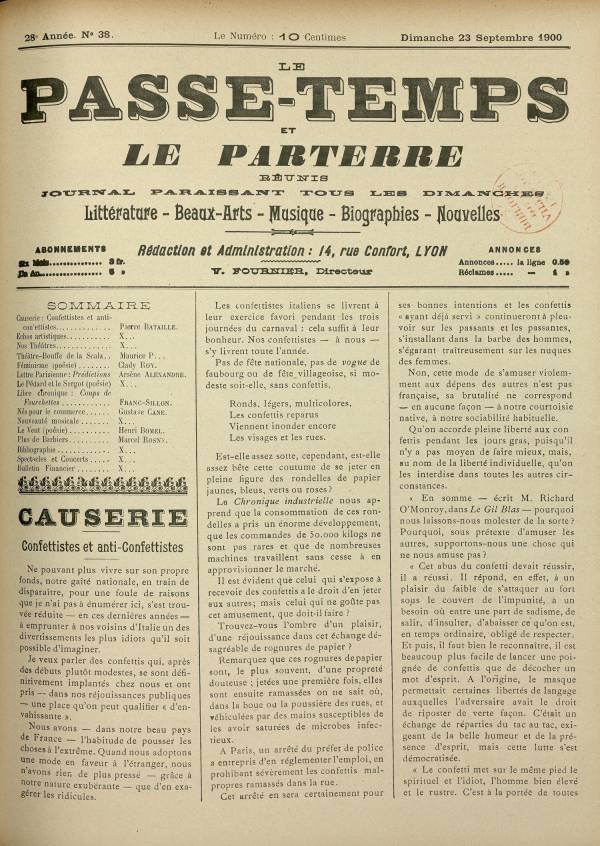 
						Affichage en mode lecture de la page
					