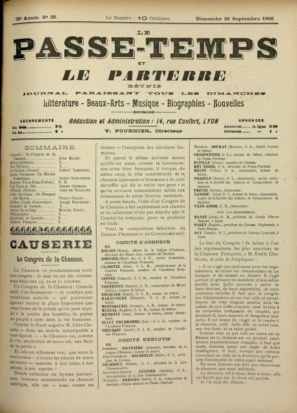 
						Affichage en mode lecture de la page
					