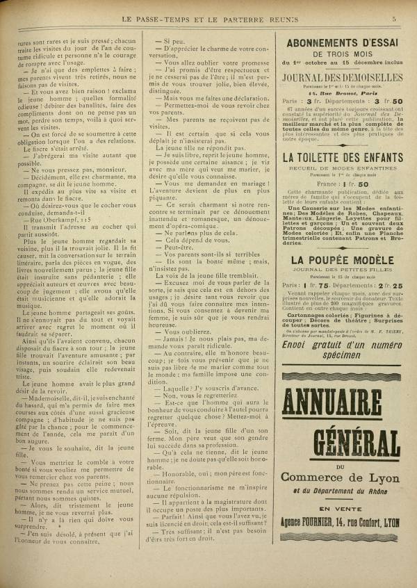 
						Affichage en mode lecture de la page
					