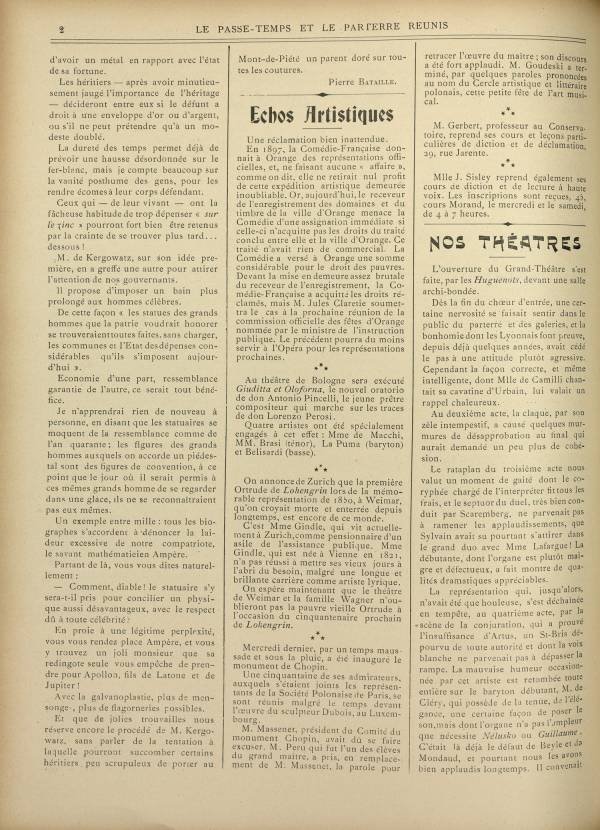 
						Affichage en mode lecture de la page
					