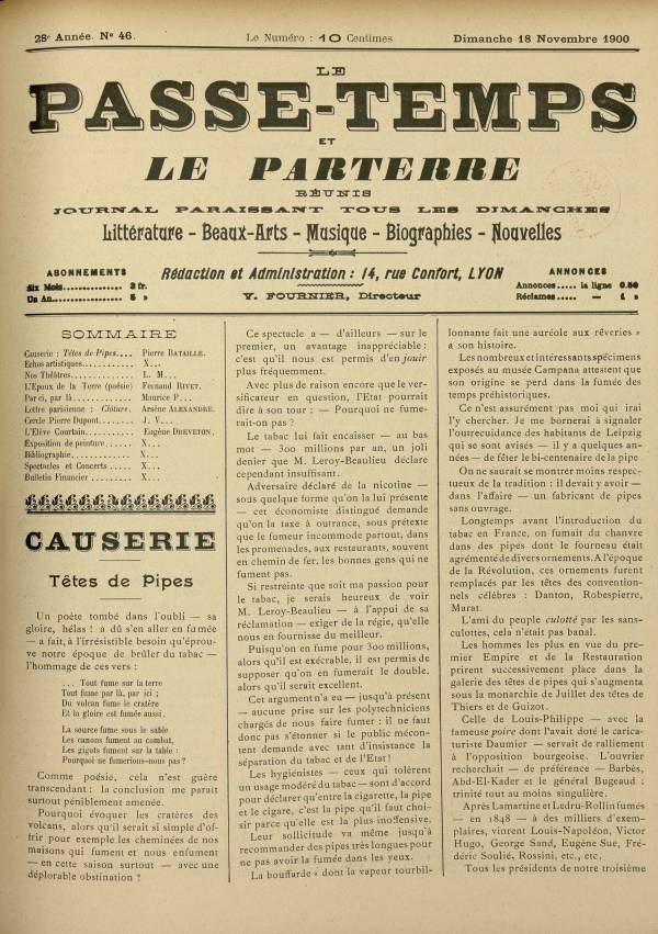 
						Affichage en mode lecture de la page
					