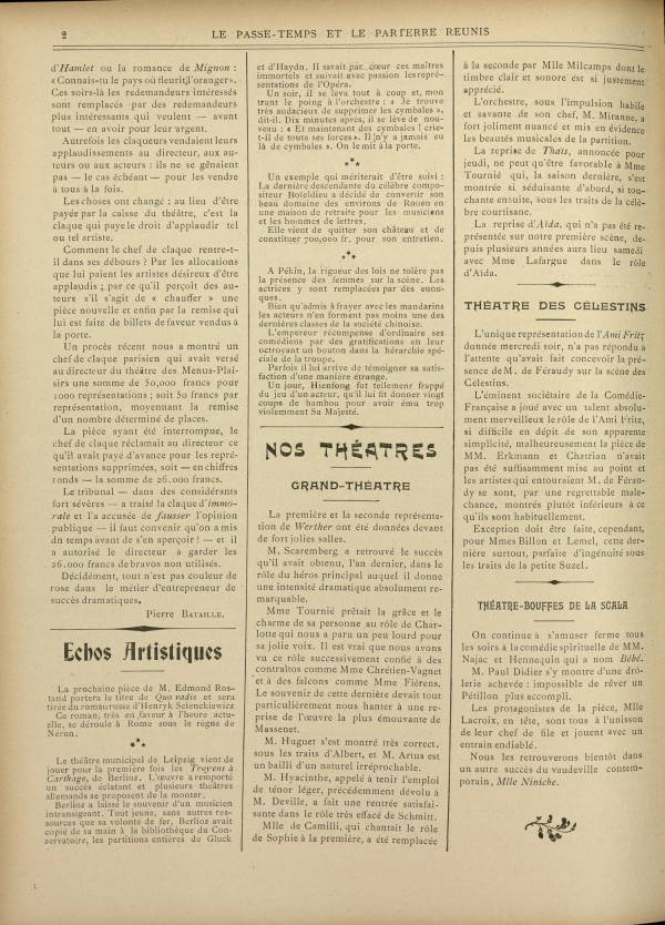 
						Affichage en mode lecture de la page
					