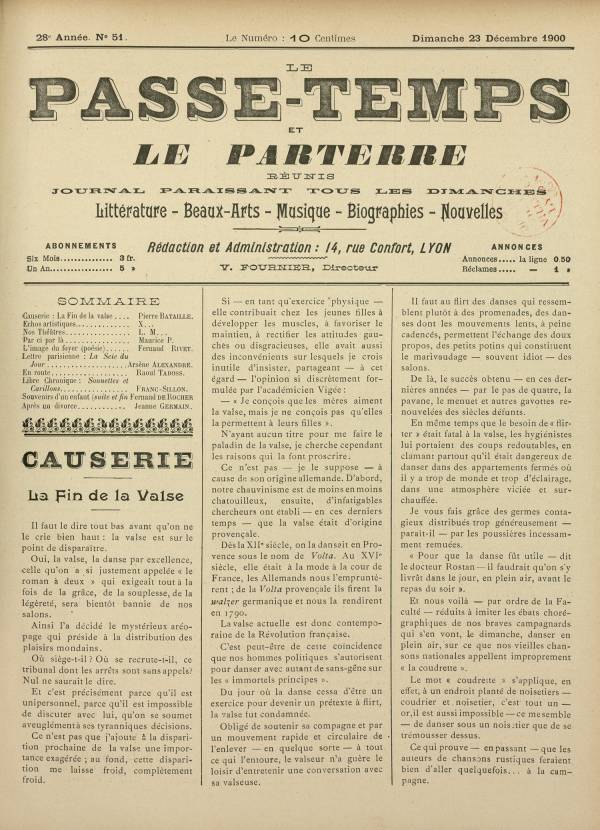 
						Affichage en mode lecture de la page
					