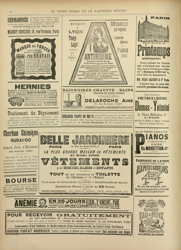 
						Affichage en mode lecture de la page
					