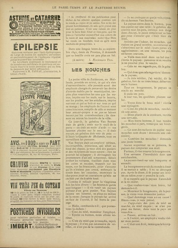 
						Affichage en mode lecture de la page
					