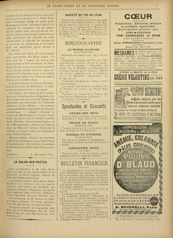 
						Affichage en mode lecture de la page
					