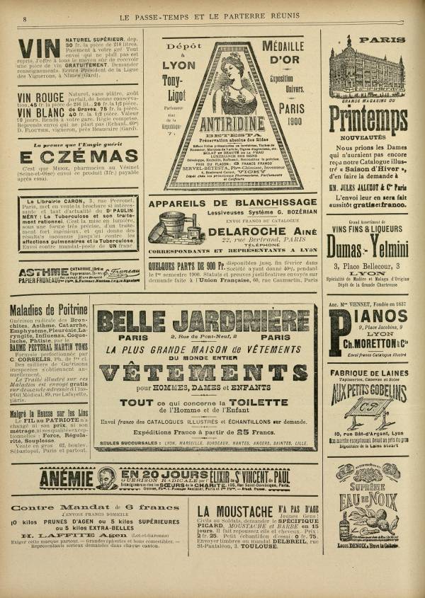 
						Affichage en mode lecture de la page
					
