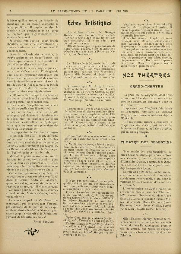 
						Affichage en mode lecture de la page
					